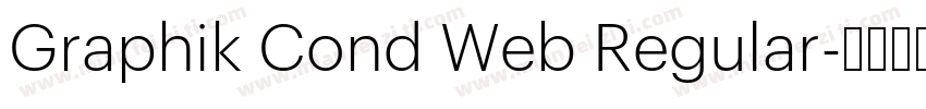 Graphik Cond Web Regular字体转换